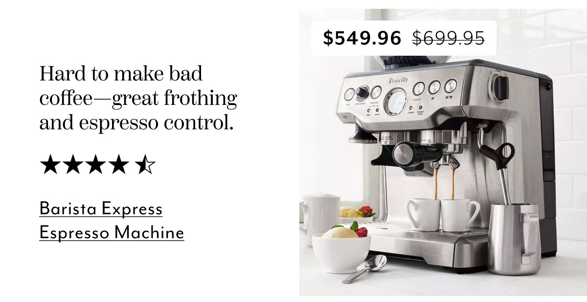 Breville Barista Express Espresso Machine
