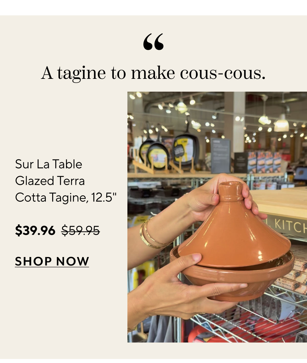 Sur La Table Glazed Terra Cotta Tagine