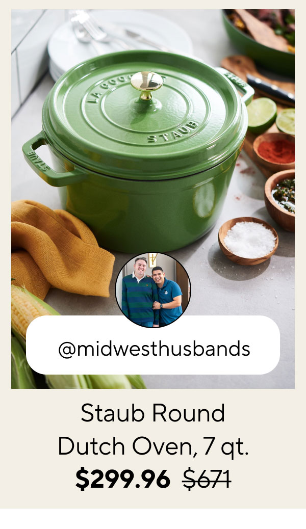 Staub Round Dutch Oven, 7 qt.