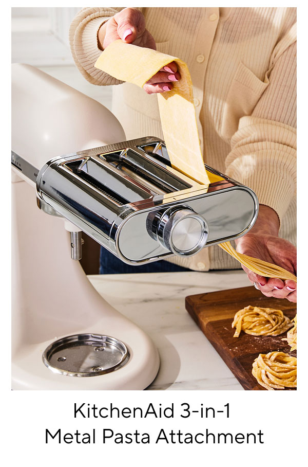KitchenAid 3-in-1 Metal Pasta Attachment