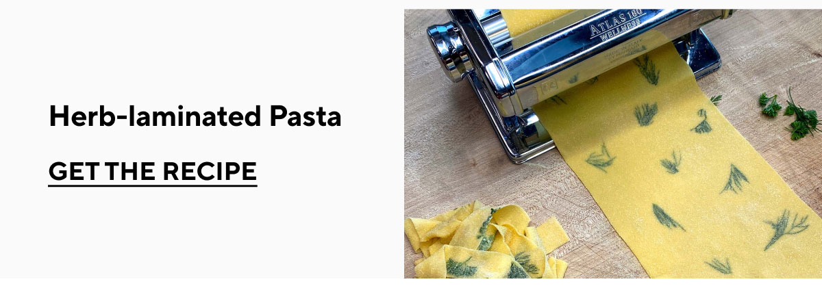 Herb-laminated Pasta