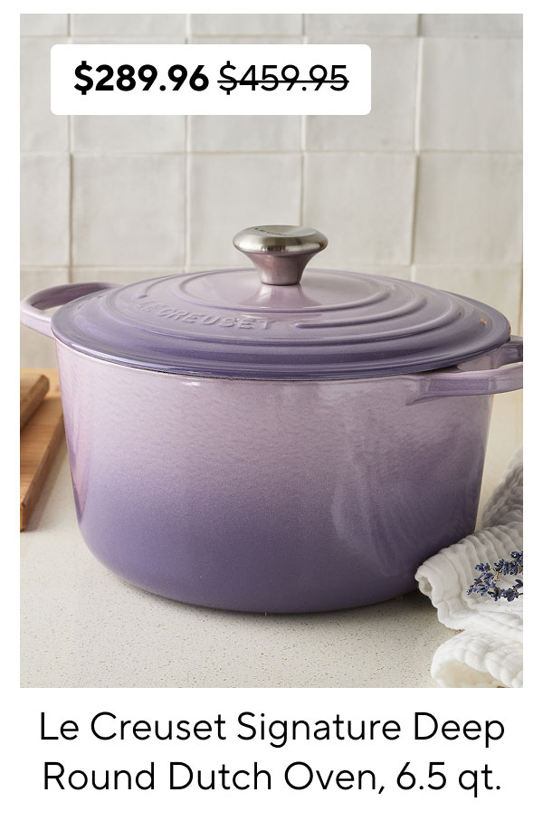 Le Creuset Signature Deep Round Dutch Oven, 6.5 qt.