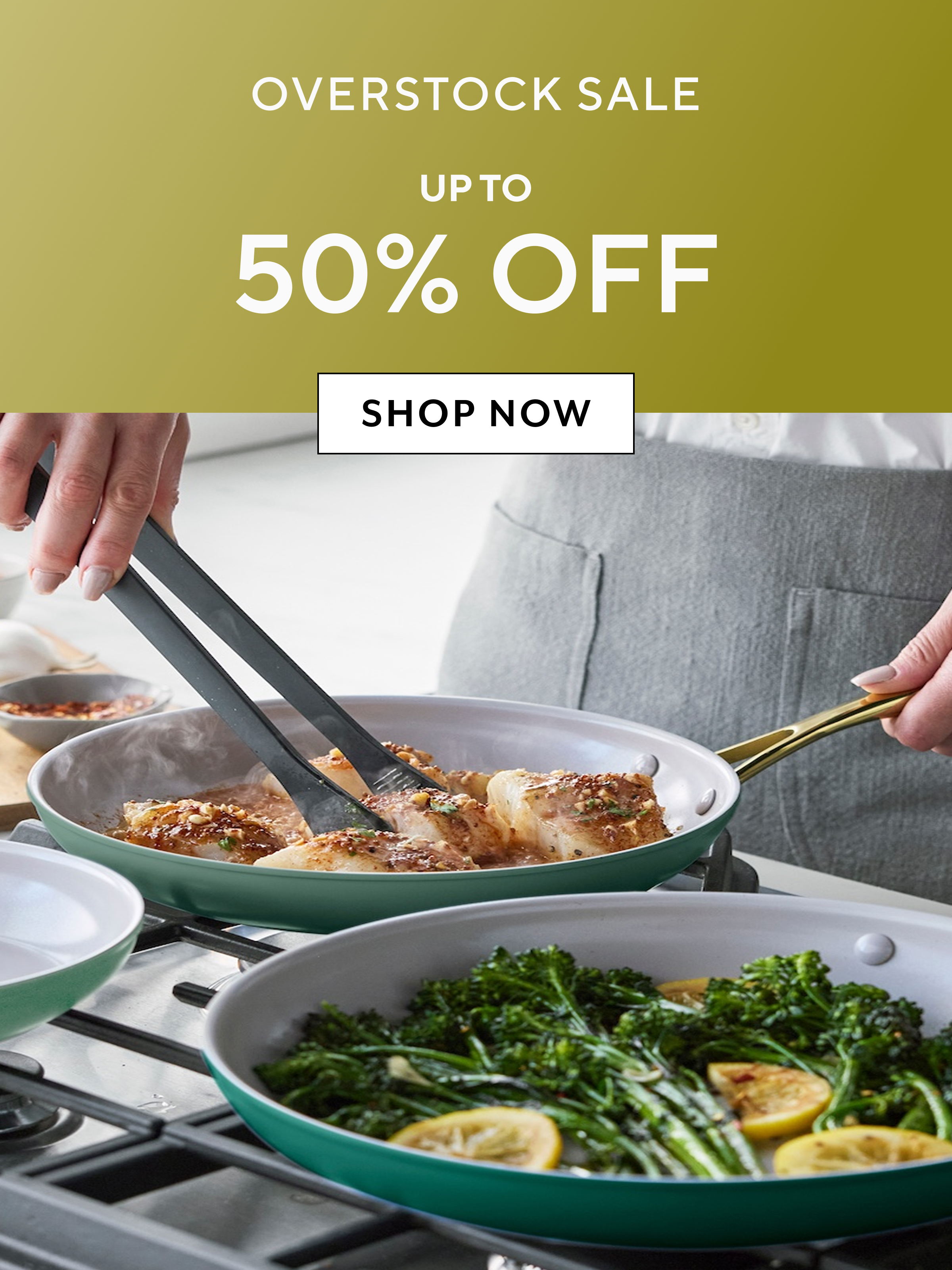Overstock Sale up to 50% Off