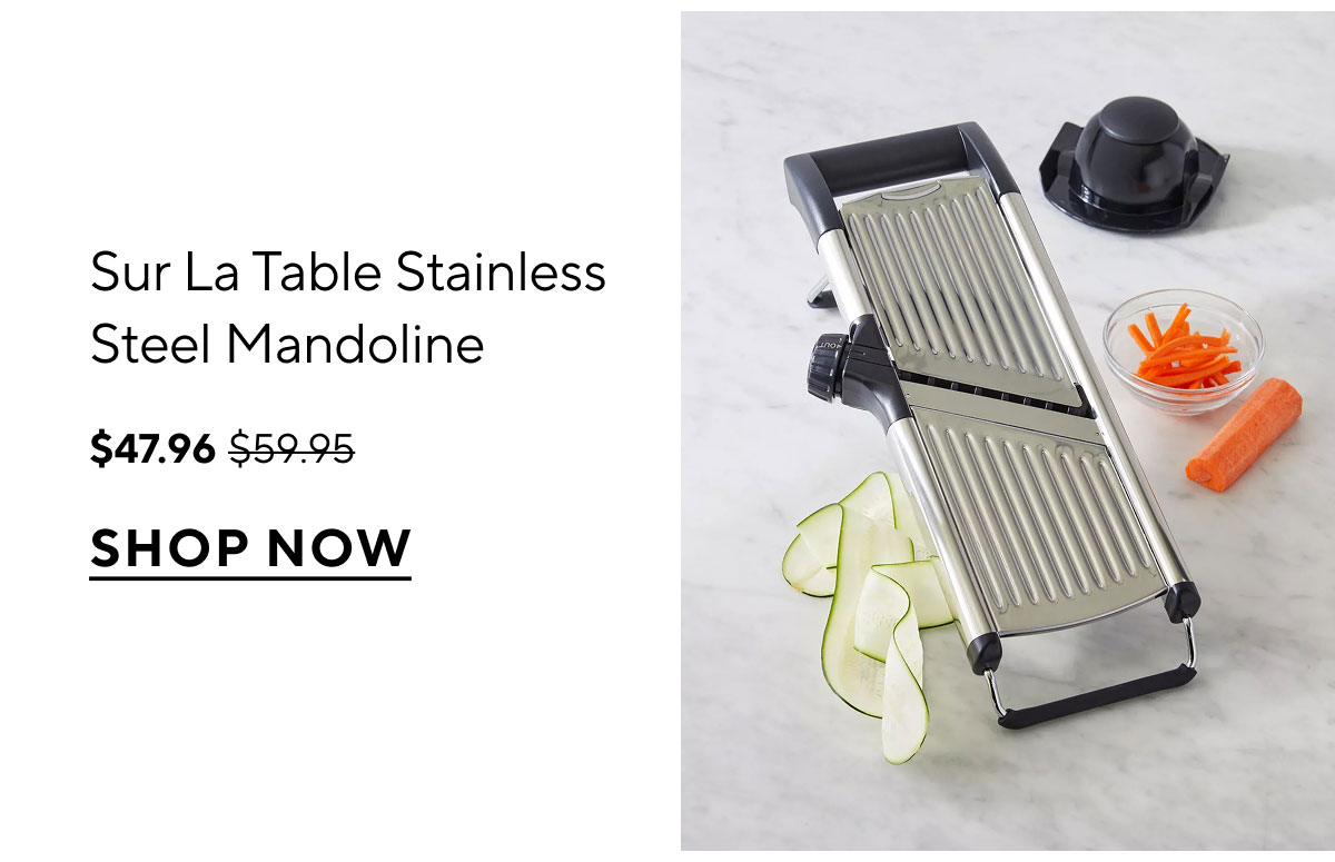 Sur La Table Stainless Steel Mandoline 