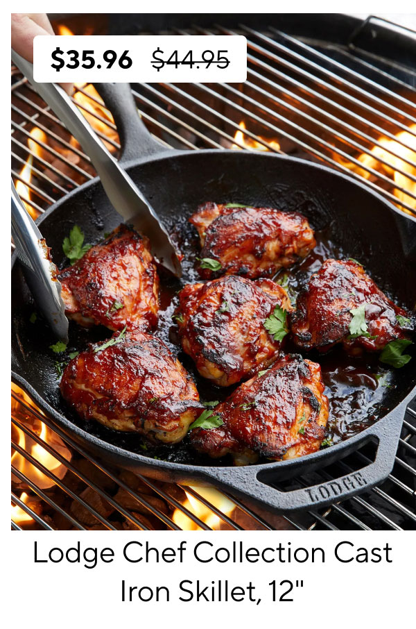Lodge Chef Collection Cast Iron Skillet