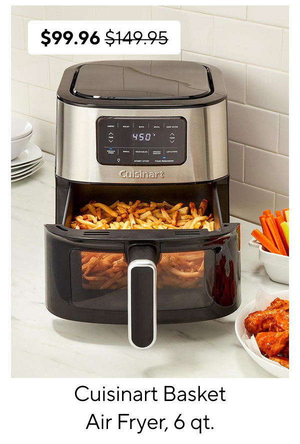 Cuisinart Basket Air Fryer, 6 qt.