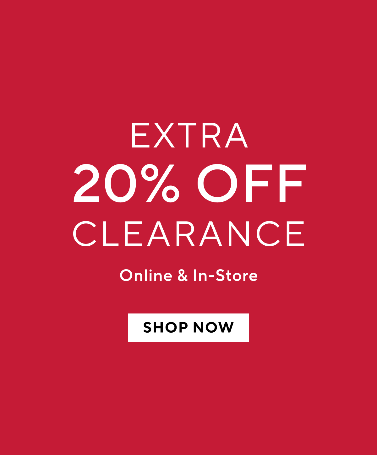 Clearance Sale