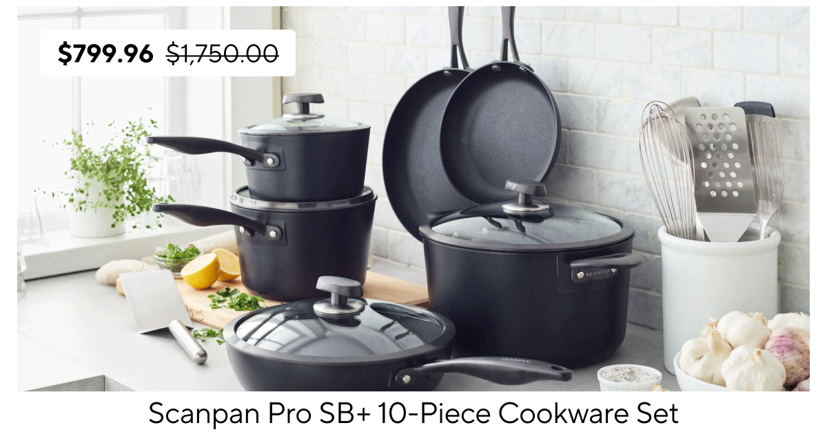 Scanpan Pro SB+ 10-Piece Cookware Set