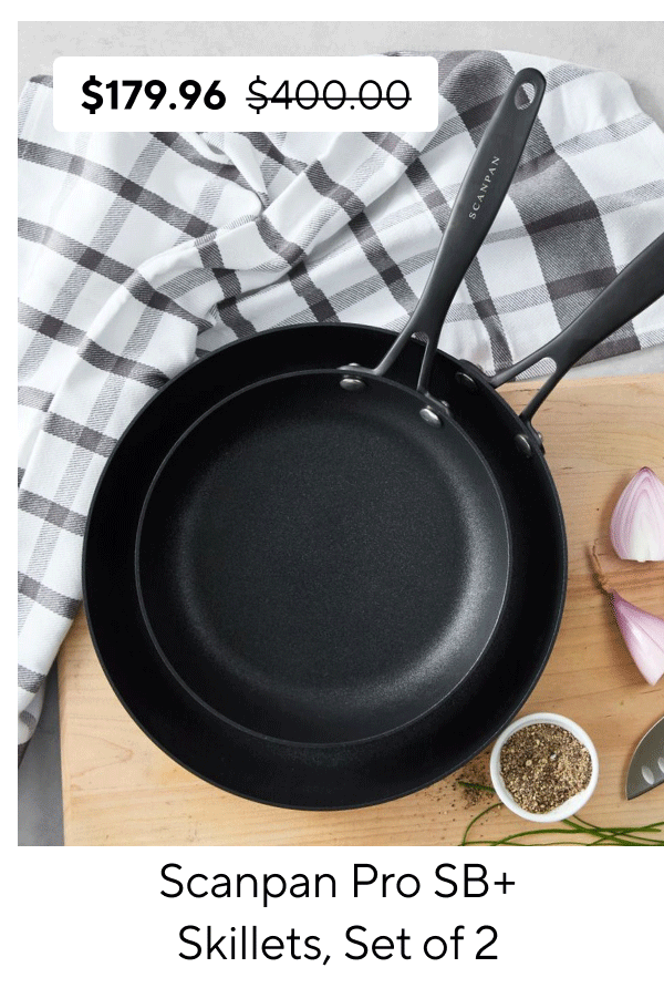Scanpan Pro SB+ Skillets Set of 2