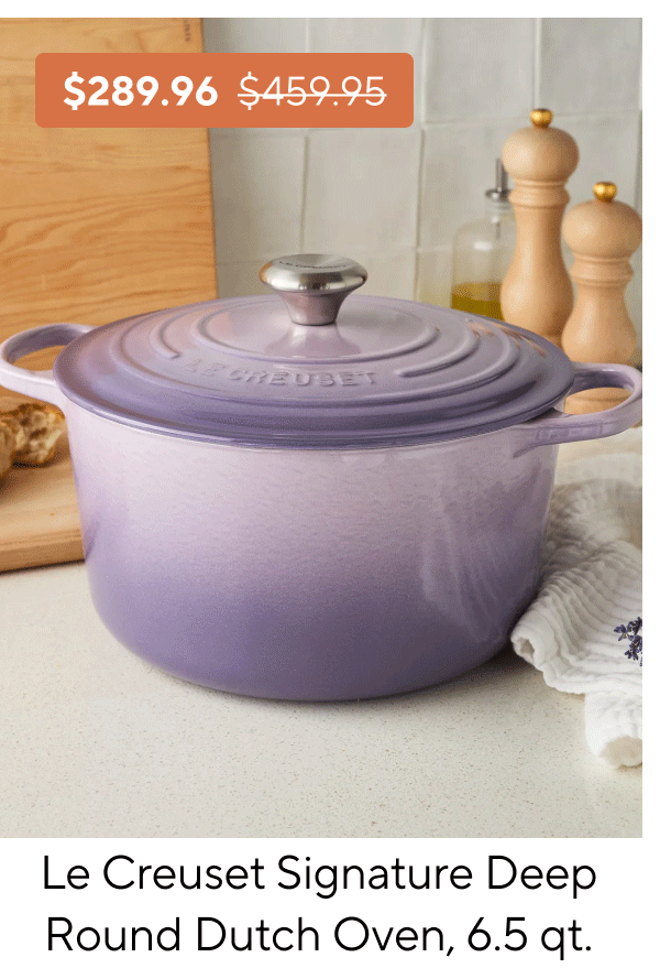 Le Creuset Signature Deep Round Dutch Oven, 6.5 qt.