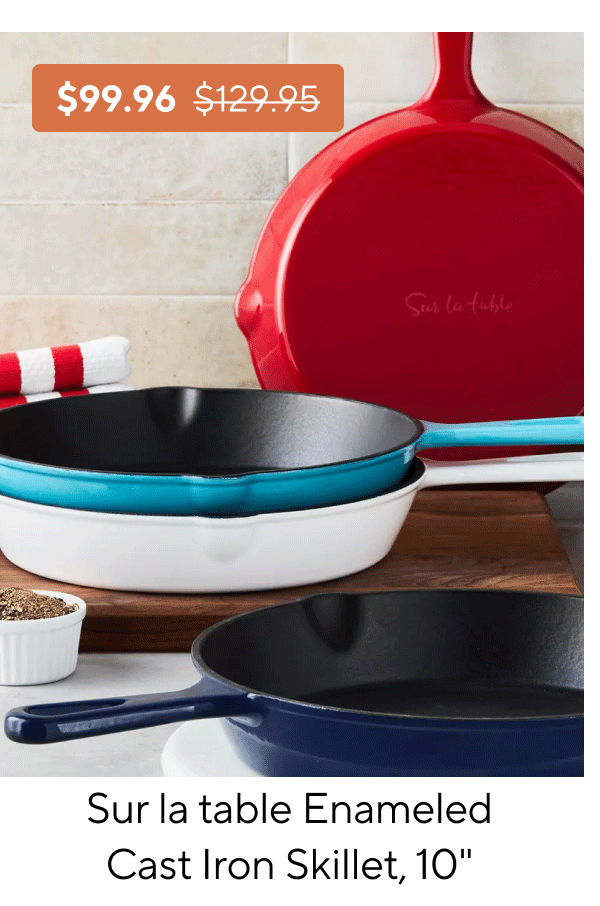 Sur La Table Enameled Cast Iron Skillet, 10"
