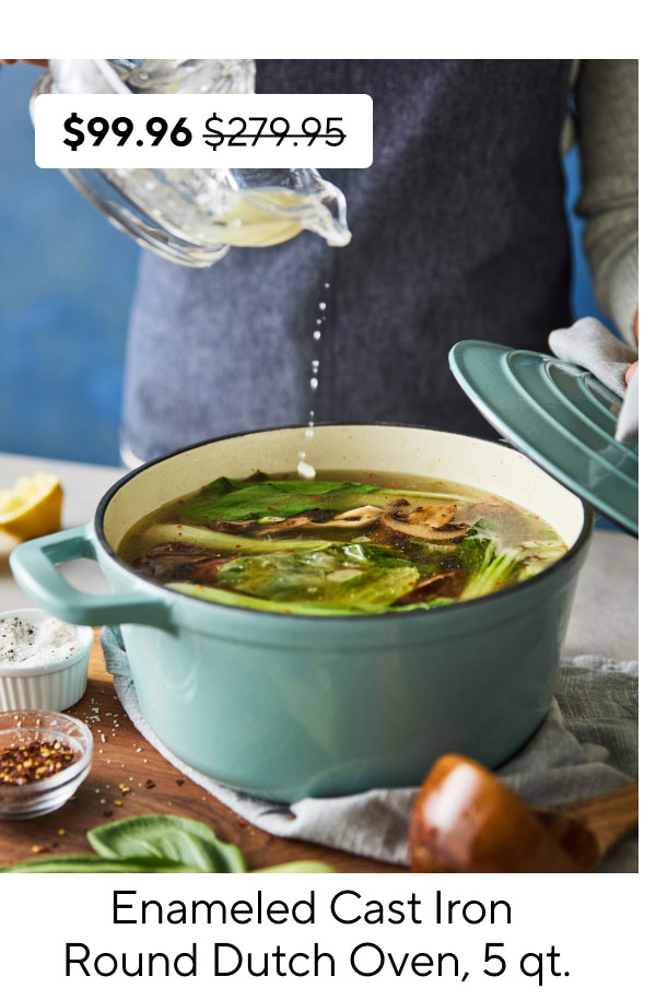 Sur La Table Enameled Cast Iron Round Dutch Oven, 5 qt.