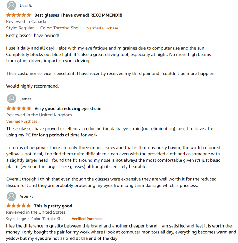 Snap On Swannies  - Testimonials