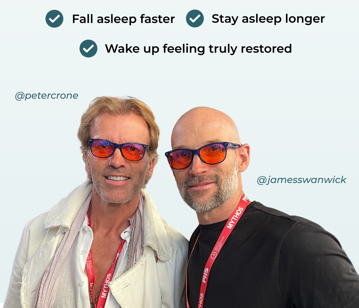 Fall asleep faster. Stay asleep longer. Wake up feeling truly restored.