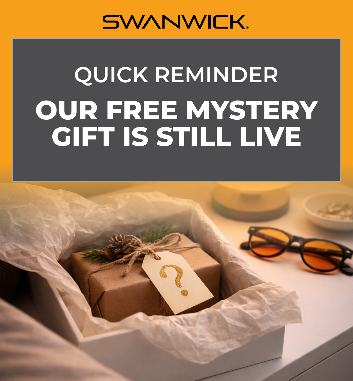 Quick Reminder. Our free mystery gift is still live