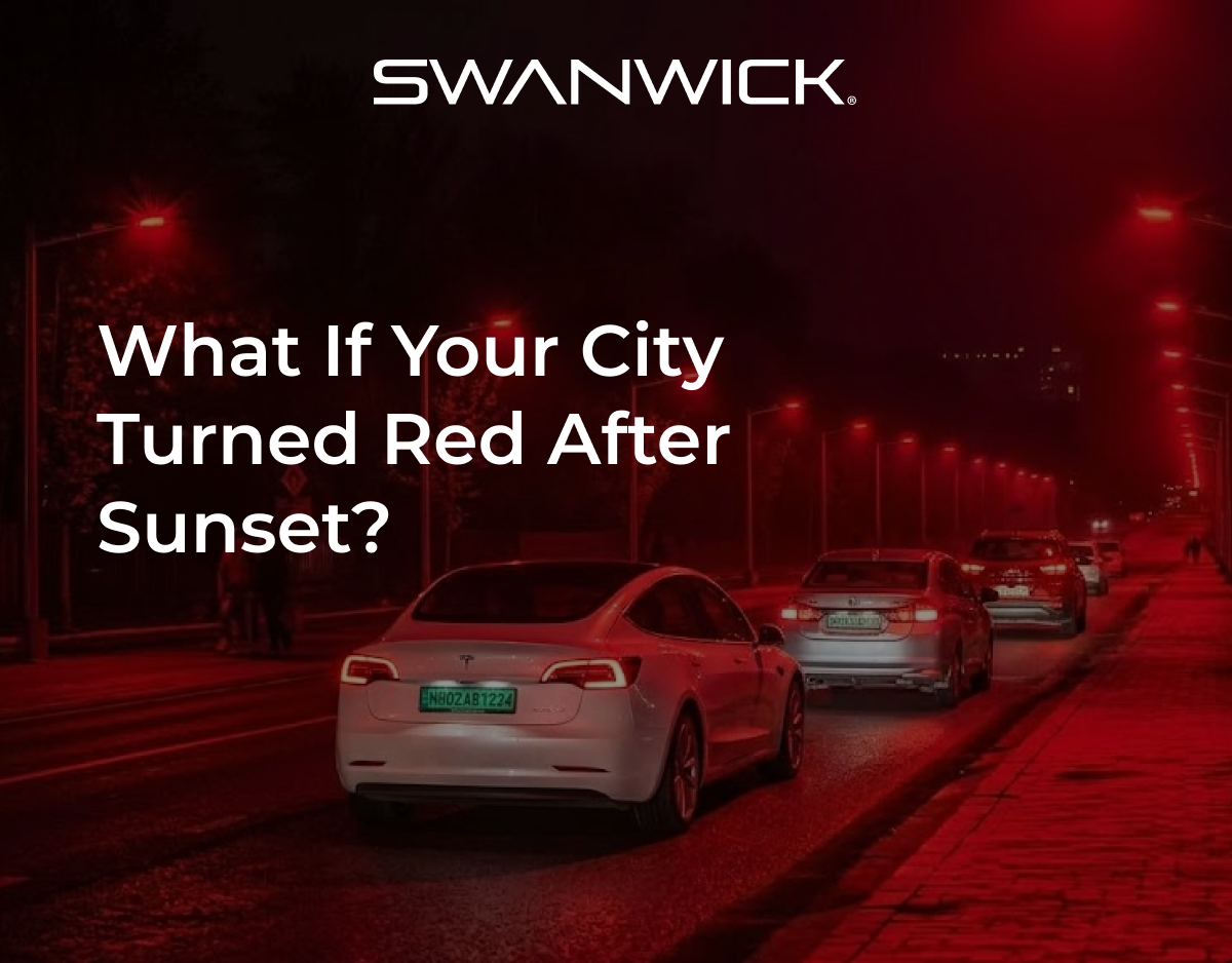 What if your city turned red after sunset?
