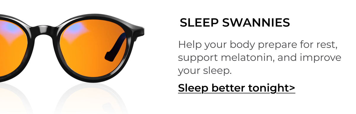 Sleep Swannies. Help your body prepare for rest, support melatonin, and improve your sleep.