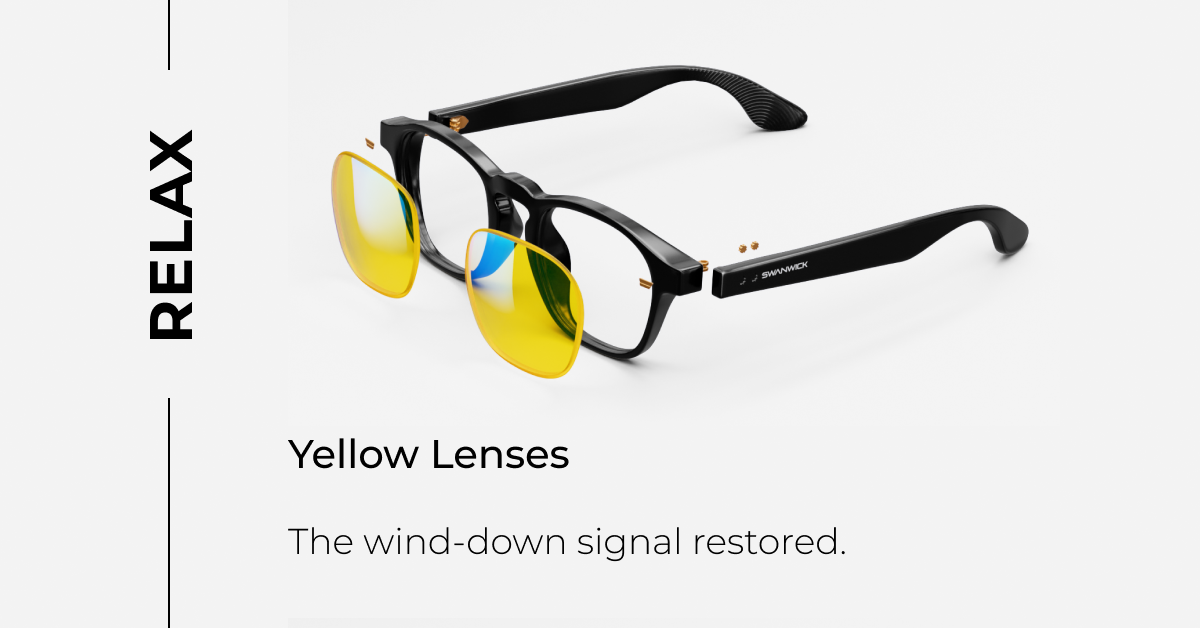 Relax yellow lenses. The wind-down signal restored. 
