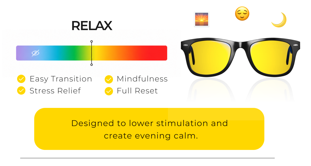 Relax Swannies. Designed to lower stimulation and create evening calm.