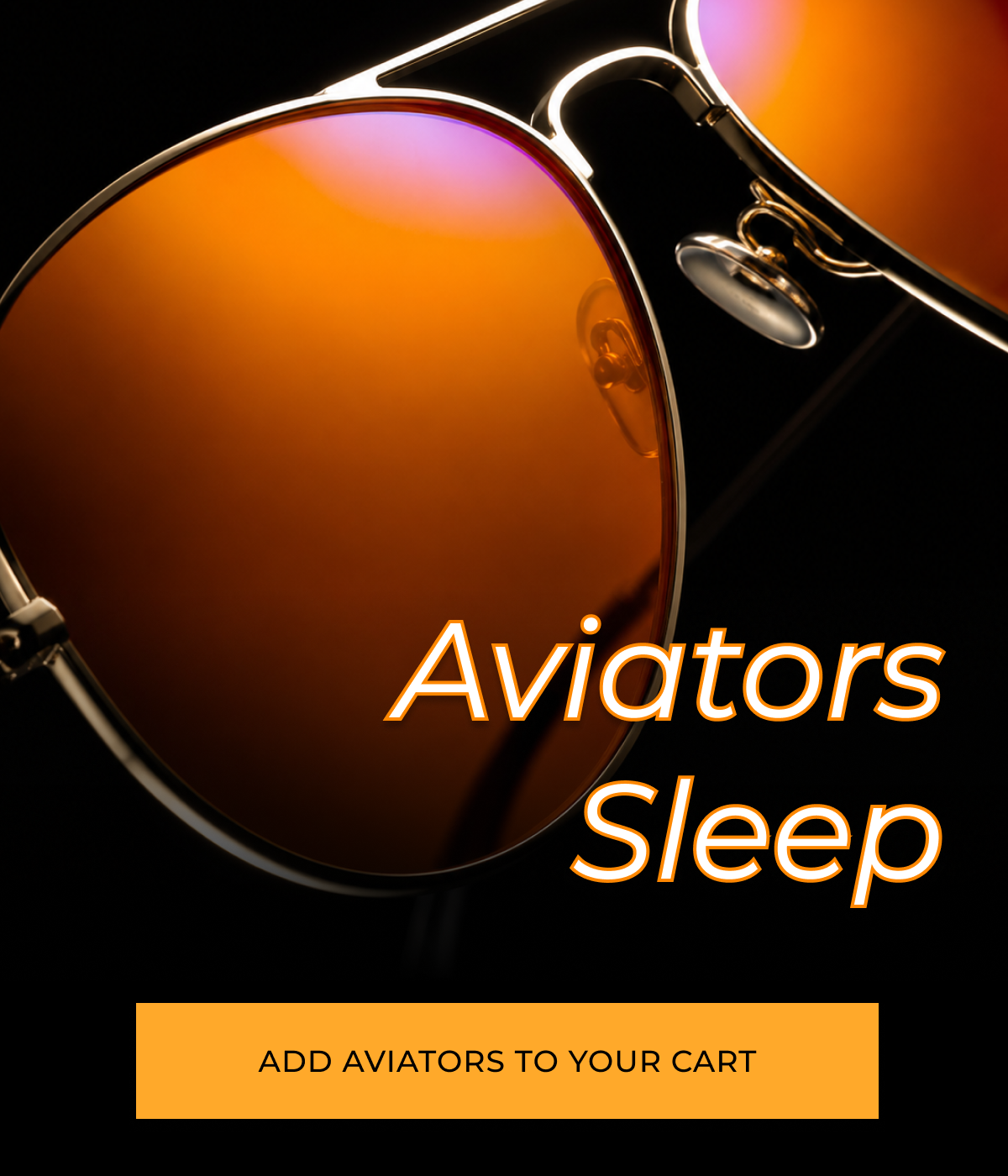 Aviators are back in stock
