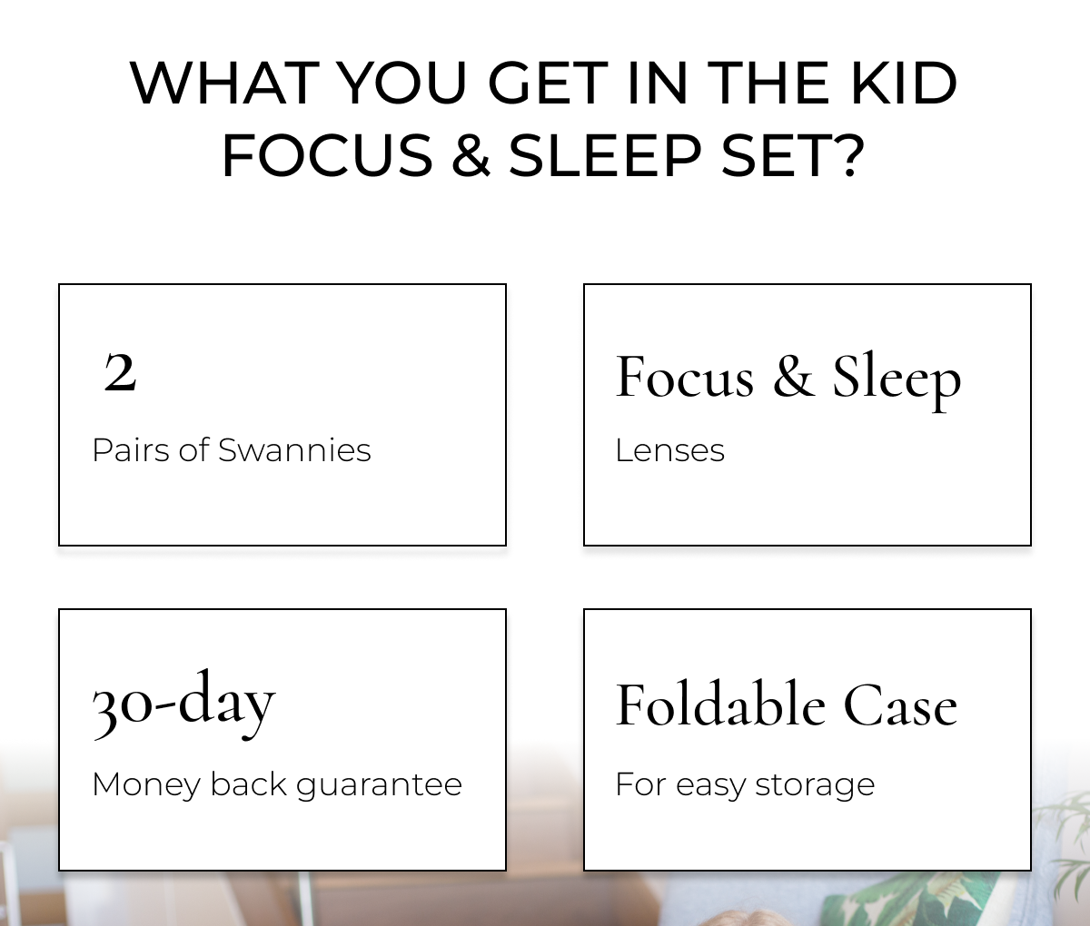 What you get in the Kid Focus & Sleep Set? 