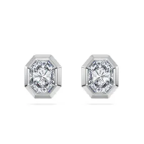 Octagon stud earrings