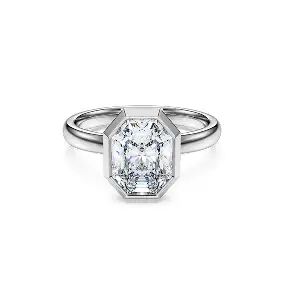 Octagon bezel ring