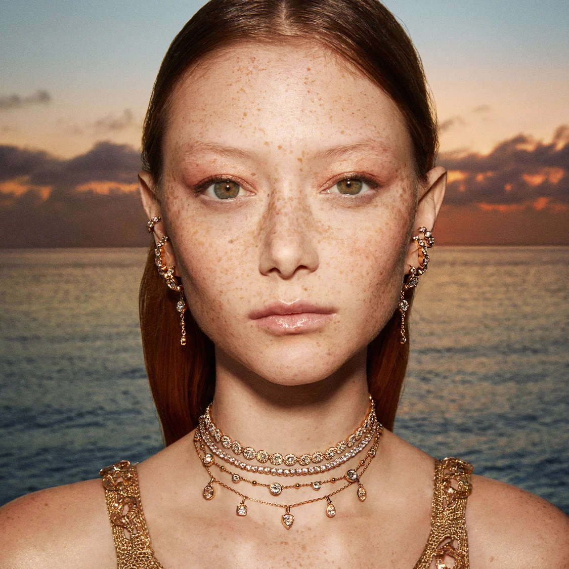 Swarovski gold-tone jewelry