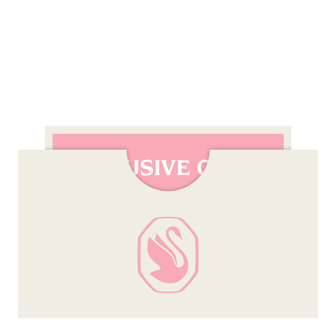 Swarovski voucher emerging from envelope