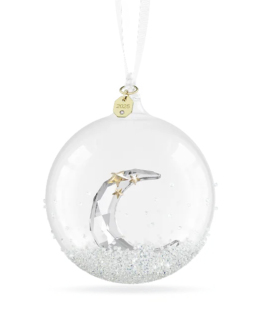 Annual Edition Ball Ornament 2025 with crescent moon