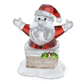 Santa Claus in a Chimney
