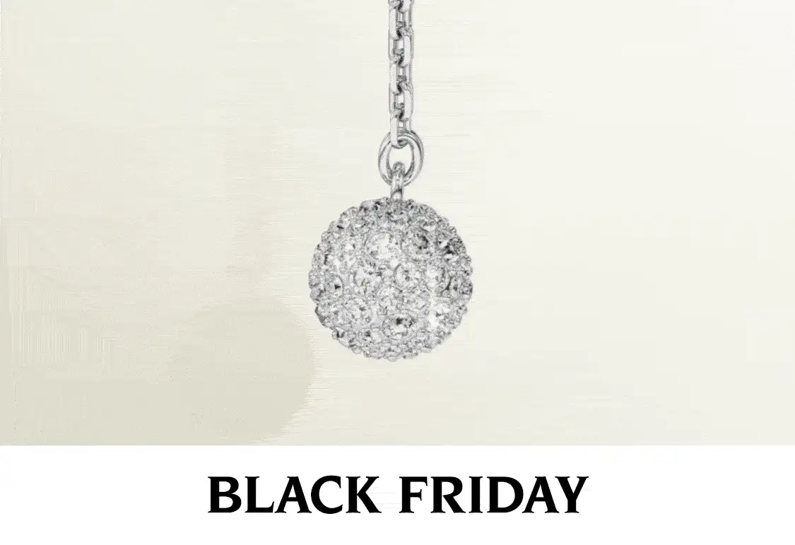 Swarovski Black Friday - moving necklace