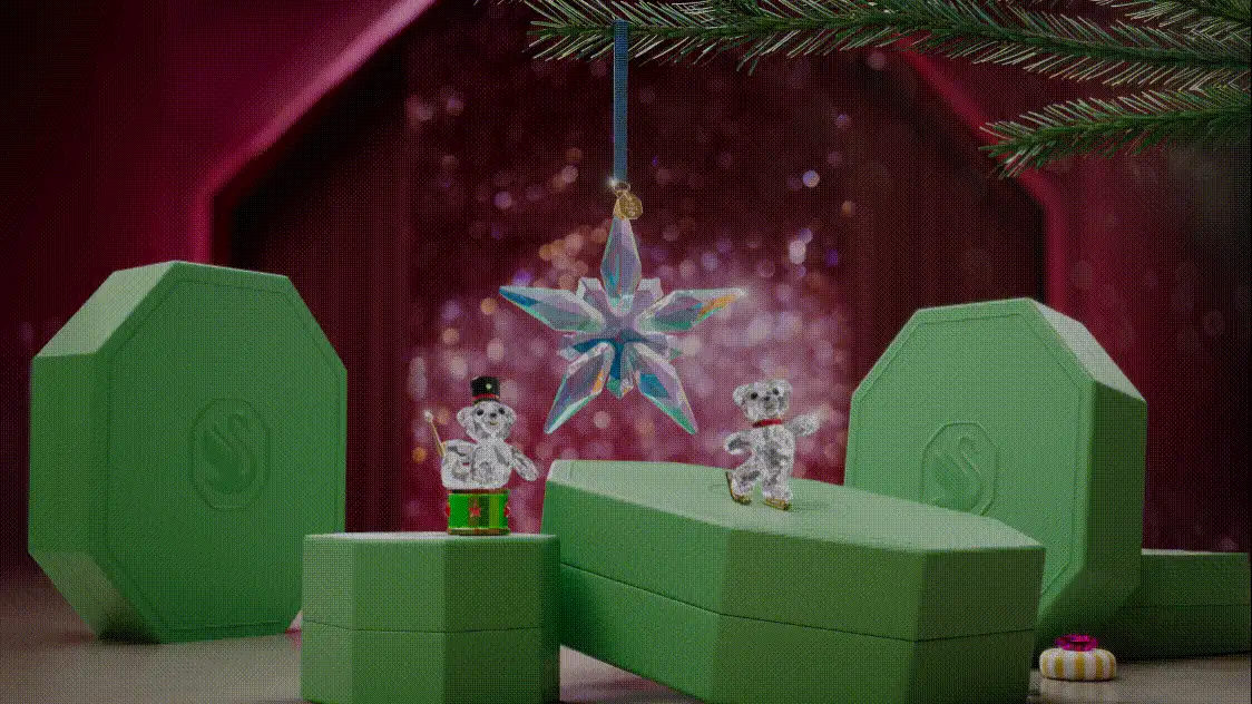 Online Advent Calendar with red doors