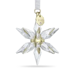 White 3D crystal ornament
