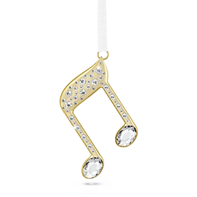 Holiday Magic Double Music Note Ornament