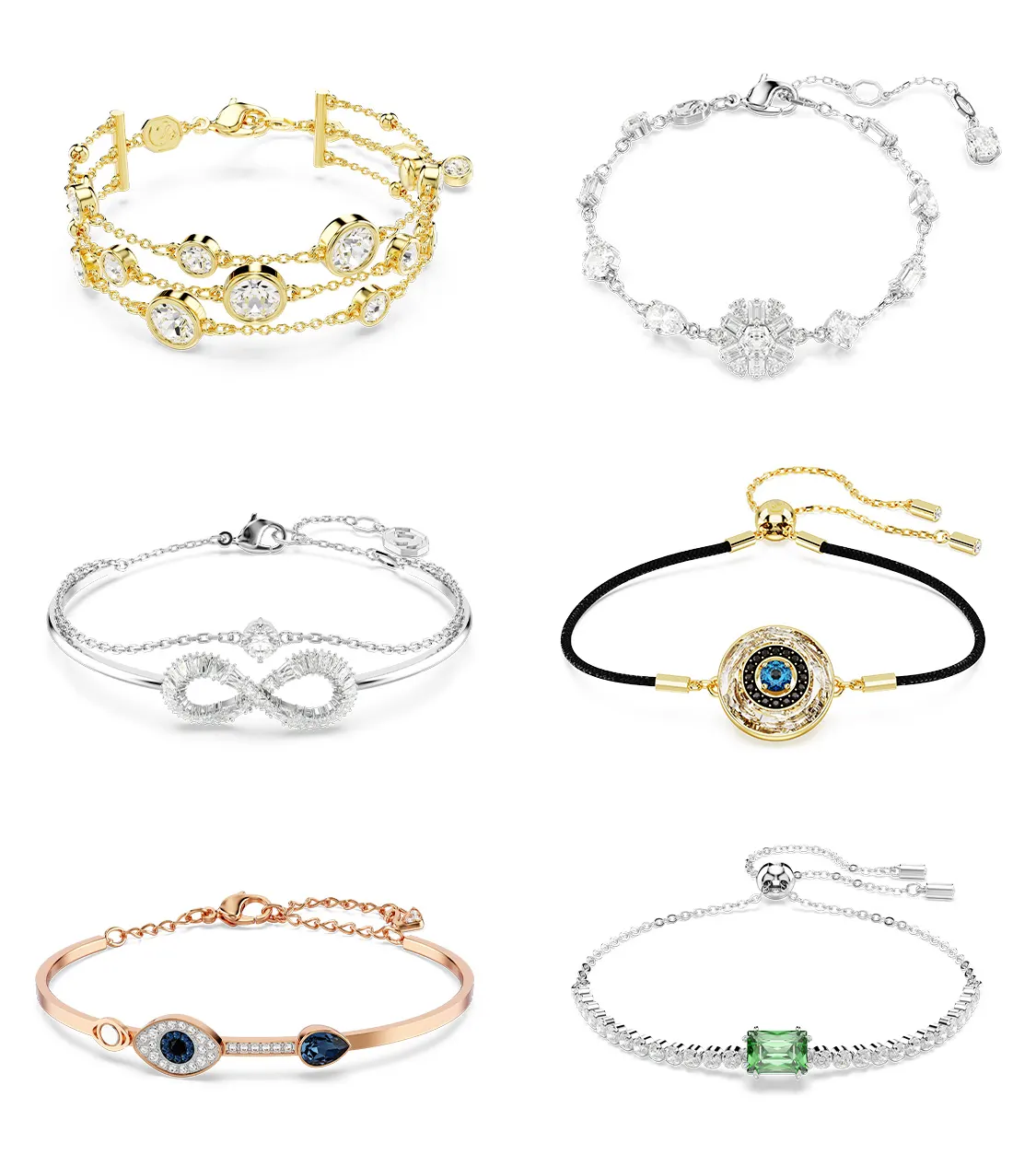 Selection of Swarovski sale bracelets