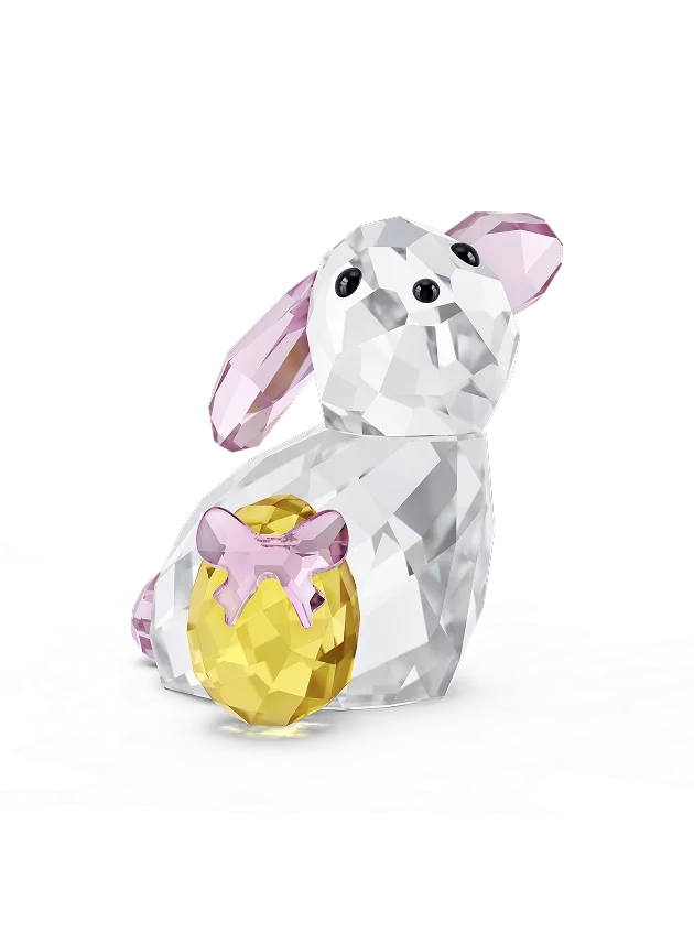 A bunny with an egg
