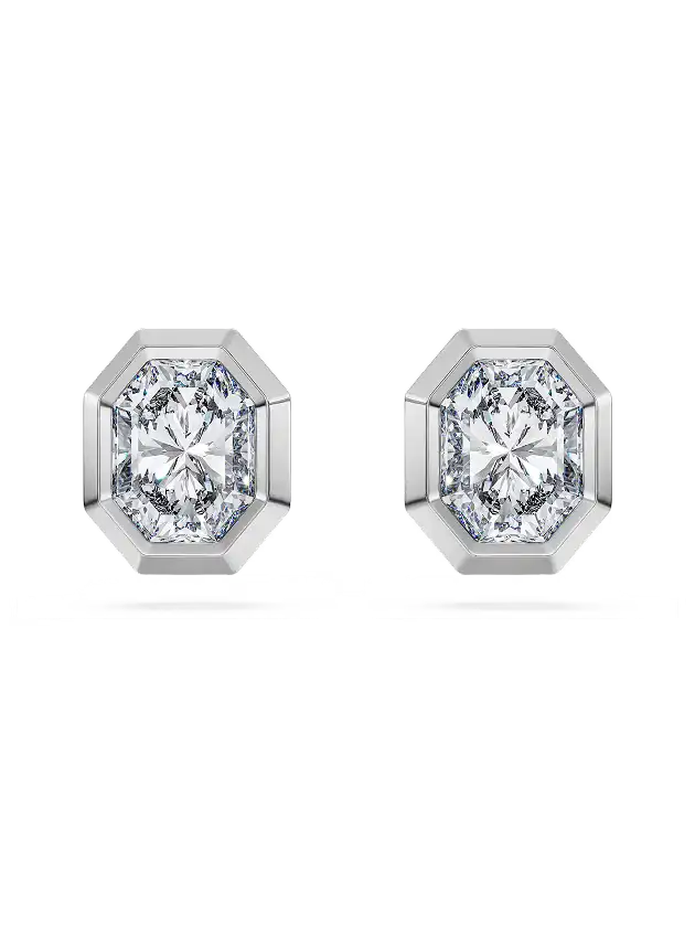 Octagon stud earrings