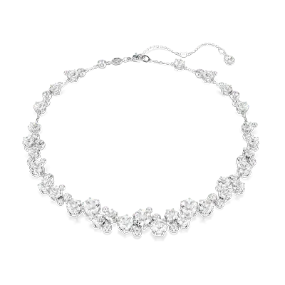 Model wearing Swarovski Constella necklace