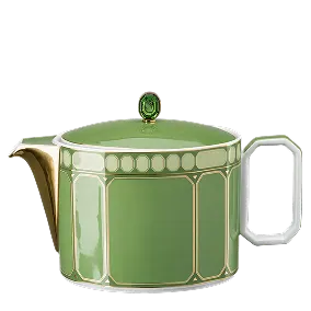 Signum teapot, Porcelain, Large, Green