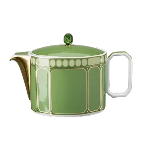 Signum teapot, Porcelain, Large, Green