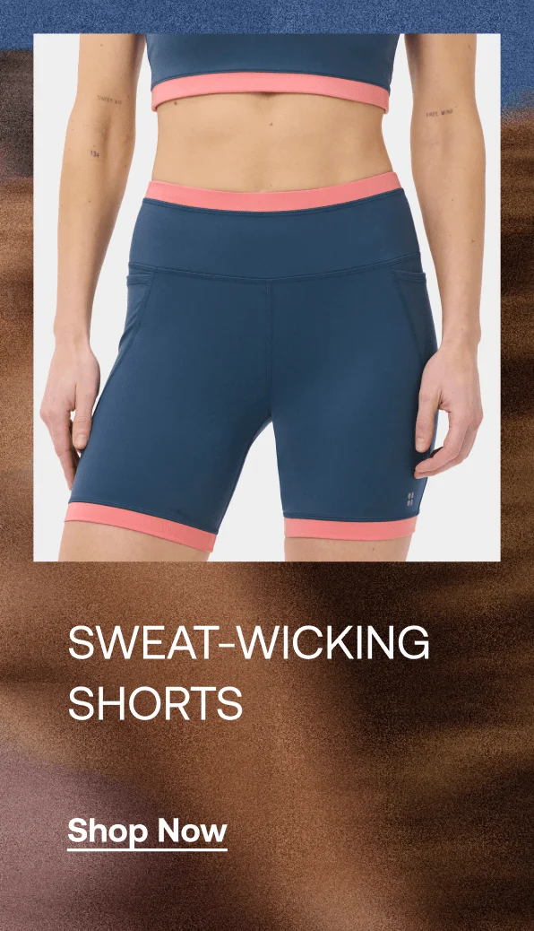 Sweat-wicking shorts