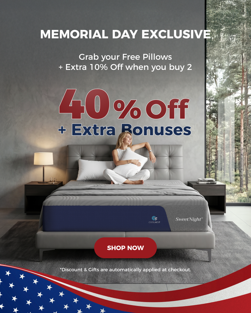 Up to 40% Off with free pillows