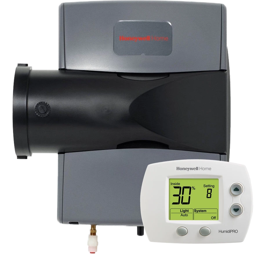 Image of Honeywell Home HE250A1005/U TrueEASE Advanced Large Evaporative Bypass Humidifier 17 GPD