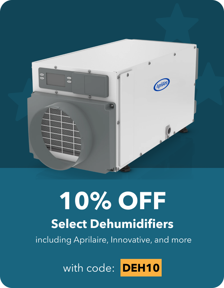 10% off Select Dehumidifiers with Code DEH10 Including Aprilaire, Innovative, and more