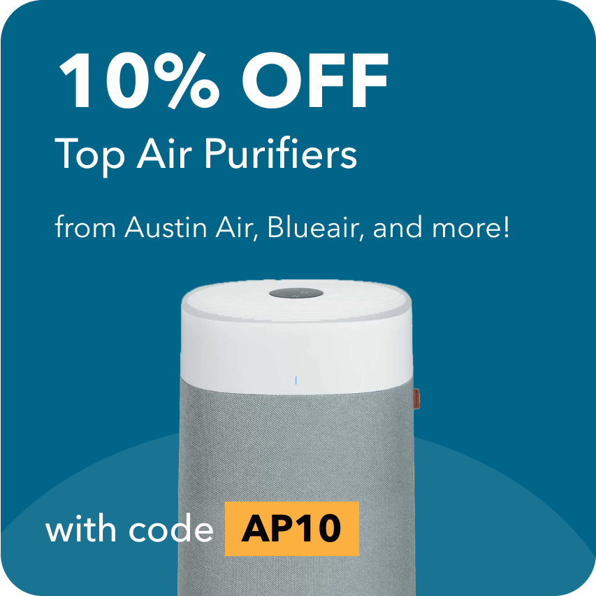 10% off Top Air Purifiers with Promo Code AP10 Including Austin Air, Airpura, Blueair, Rabbit Air, and more   