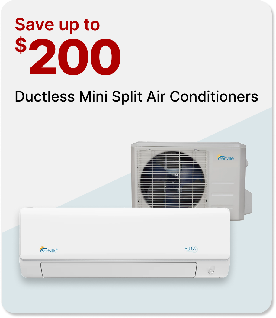 Save up to $200 on Ductless Mini Split Air Conditioners
