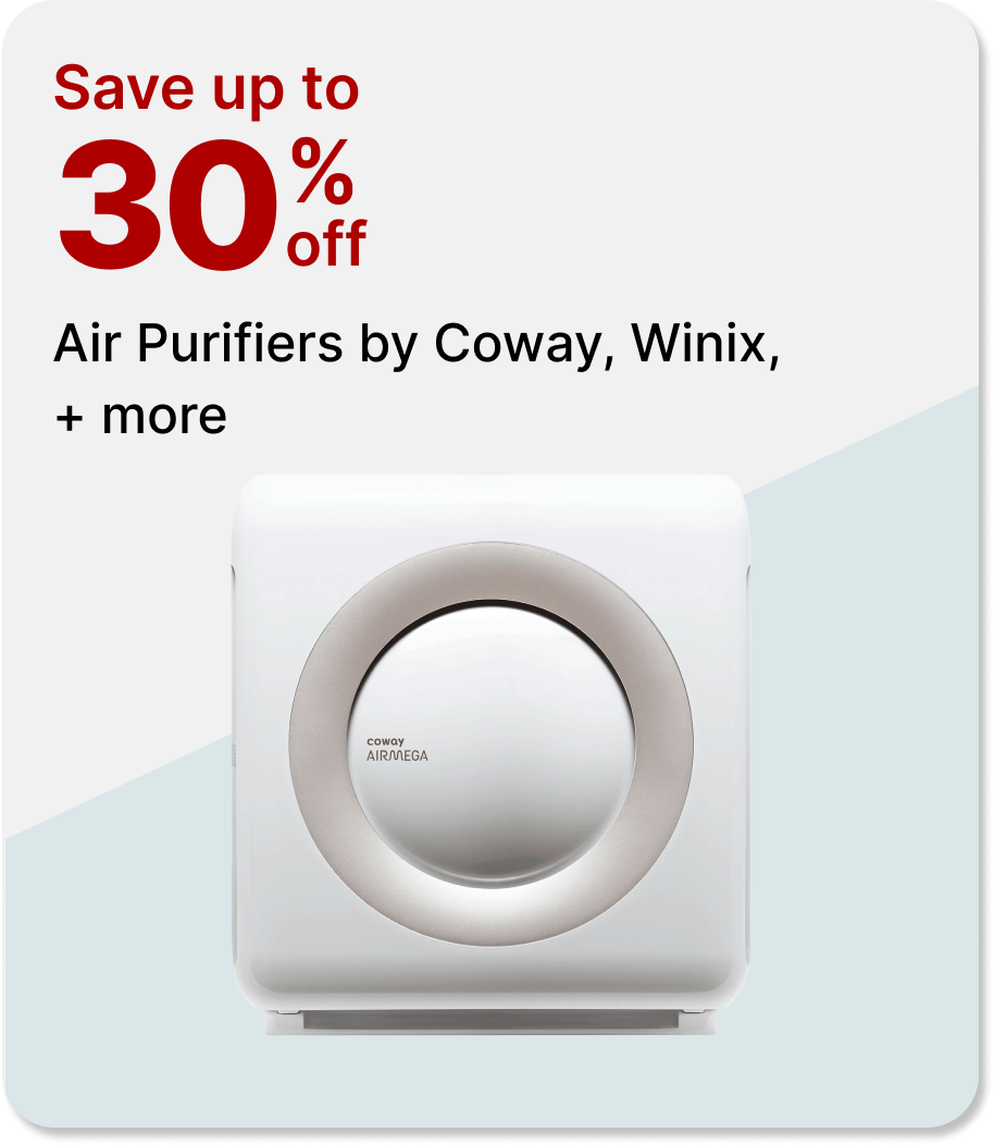 Up to 30% off Coway, Winix and more