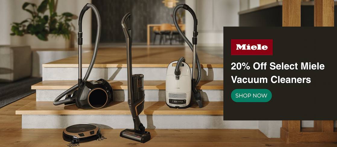 20% off select Miele Vacuums