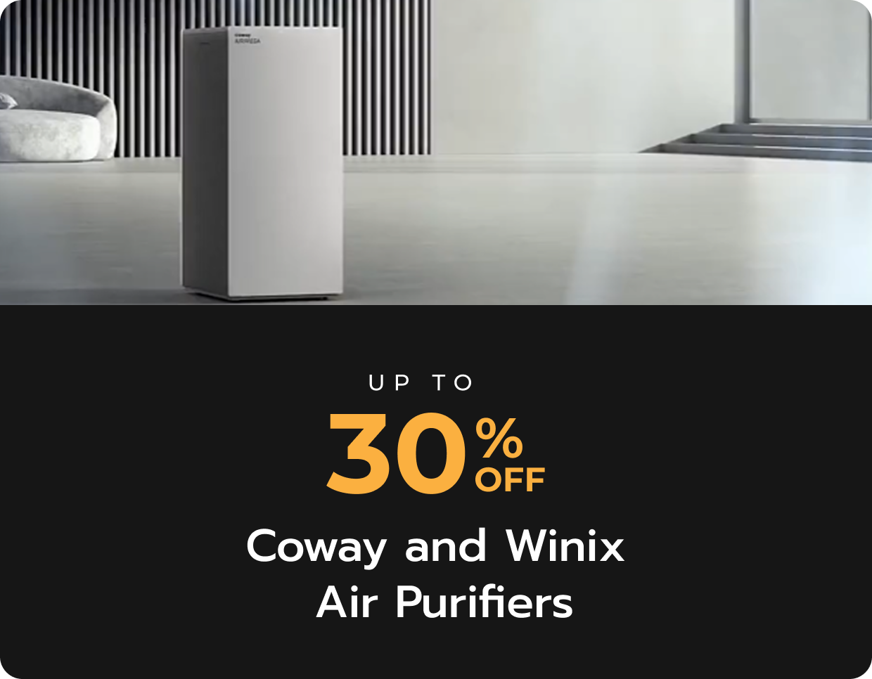 Coway and Winix Air Purifiers